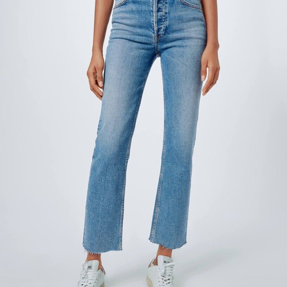 RE/DONE Comfort Stretch High Rise Stove Pipe